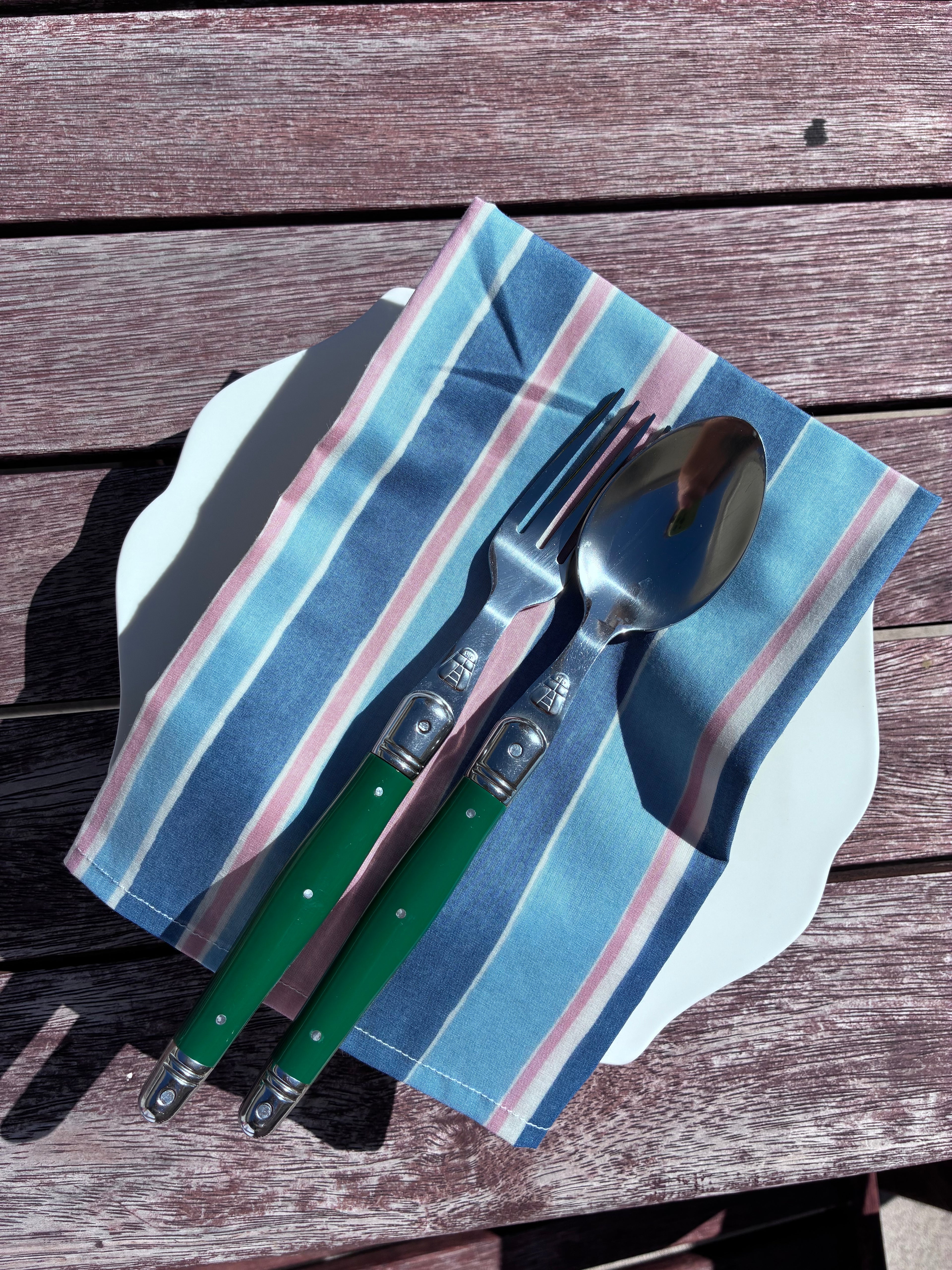 Into The Tide Napkin Set - Indigo