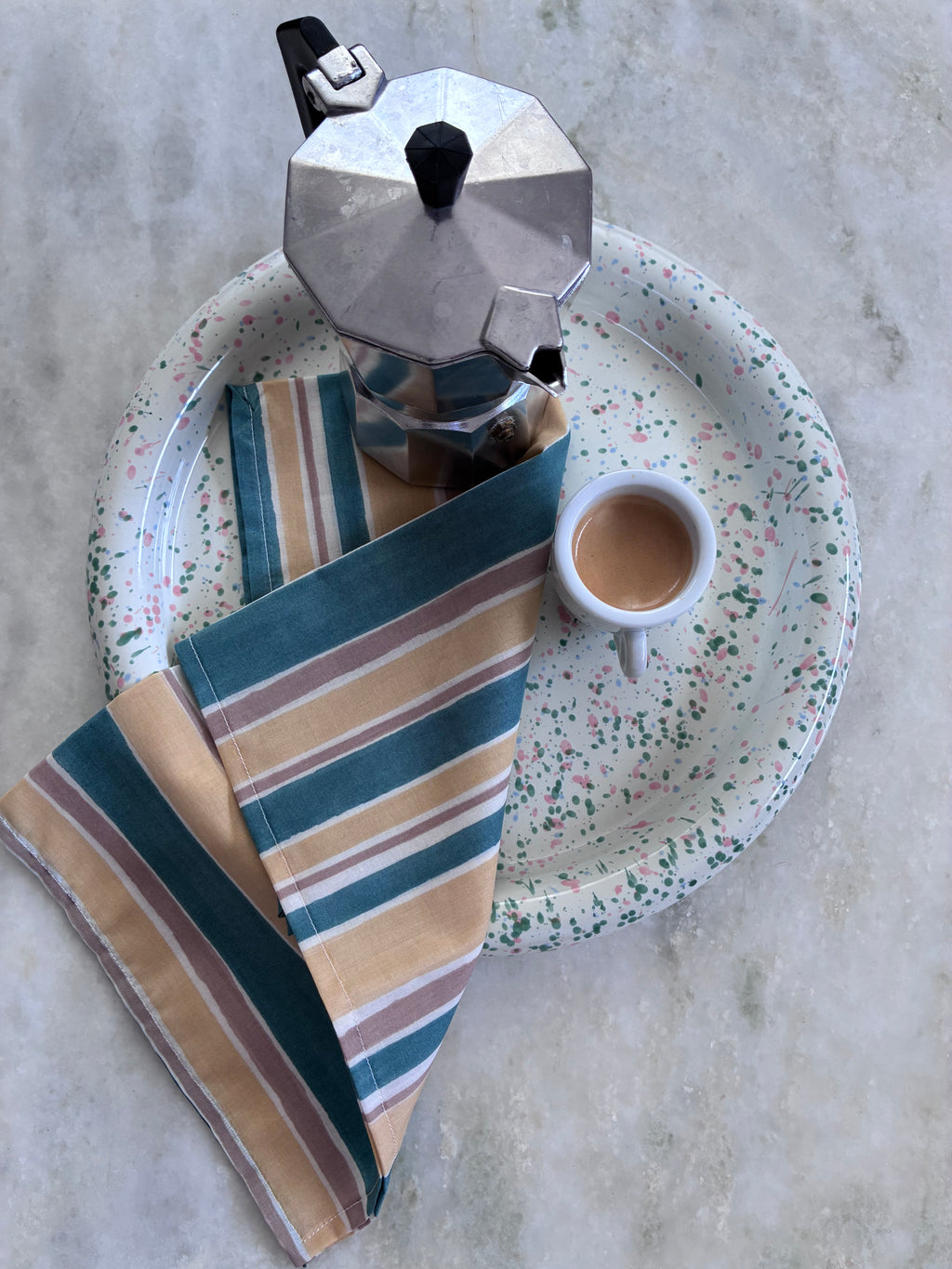Into The Tide Napkin Set - Seaweed